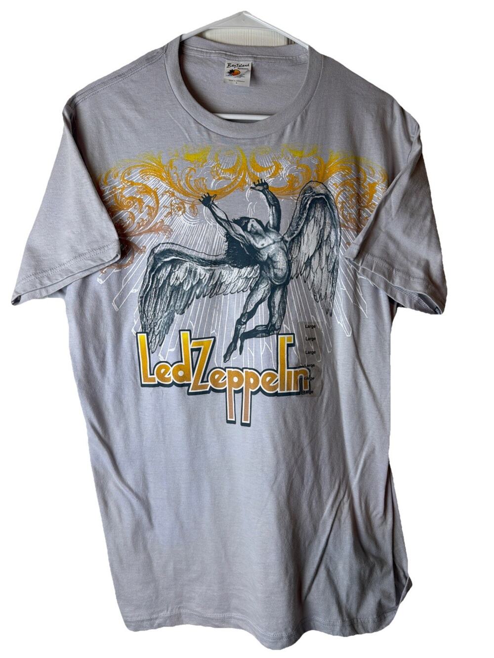 Bay Island Sportswear Led Zepplin New With Tags Large